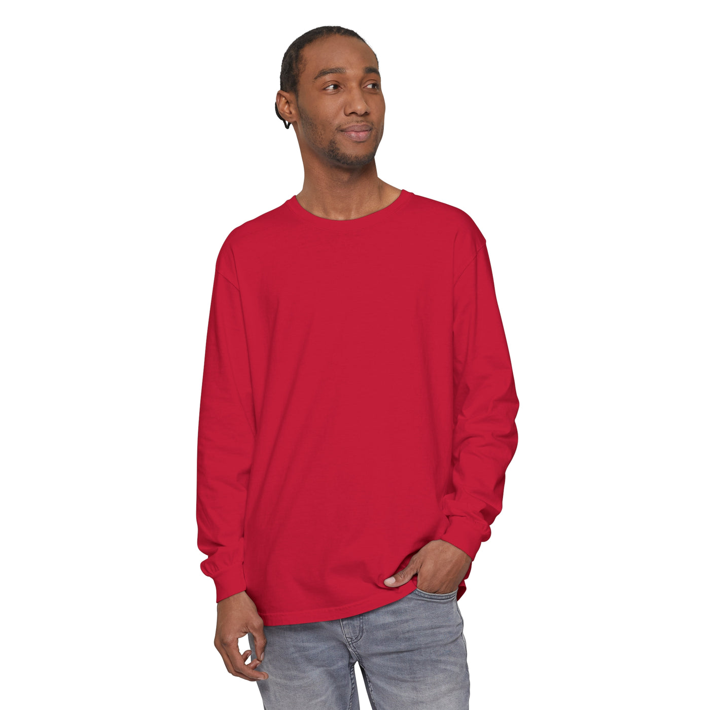 Unisex Garment-dyed Long Sleeve T-Shirt