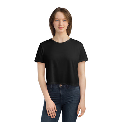 Women Flowy Cropped T-Shirt