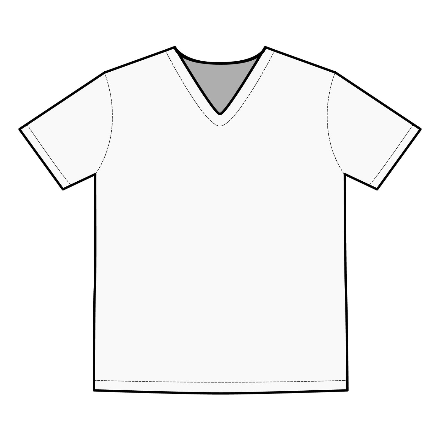 Men Staple V Neck T-Shirt