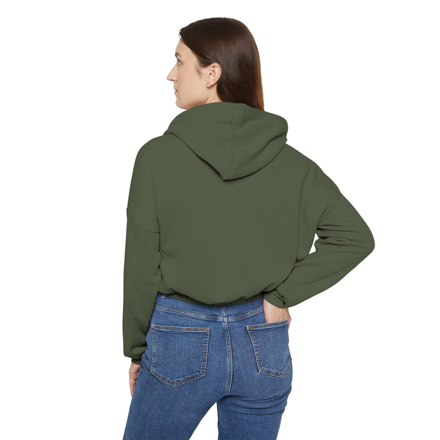 Women Cinched Bottom Hoodie