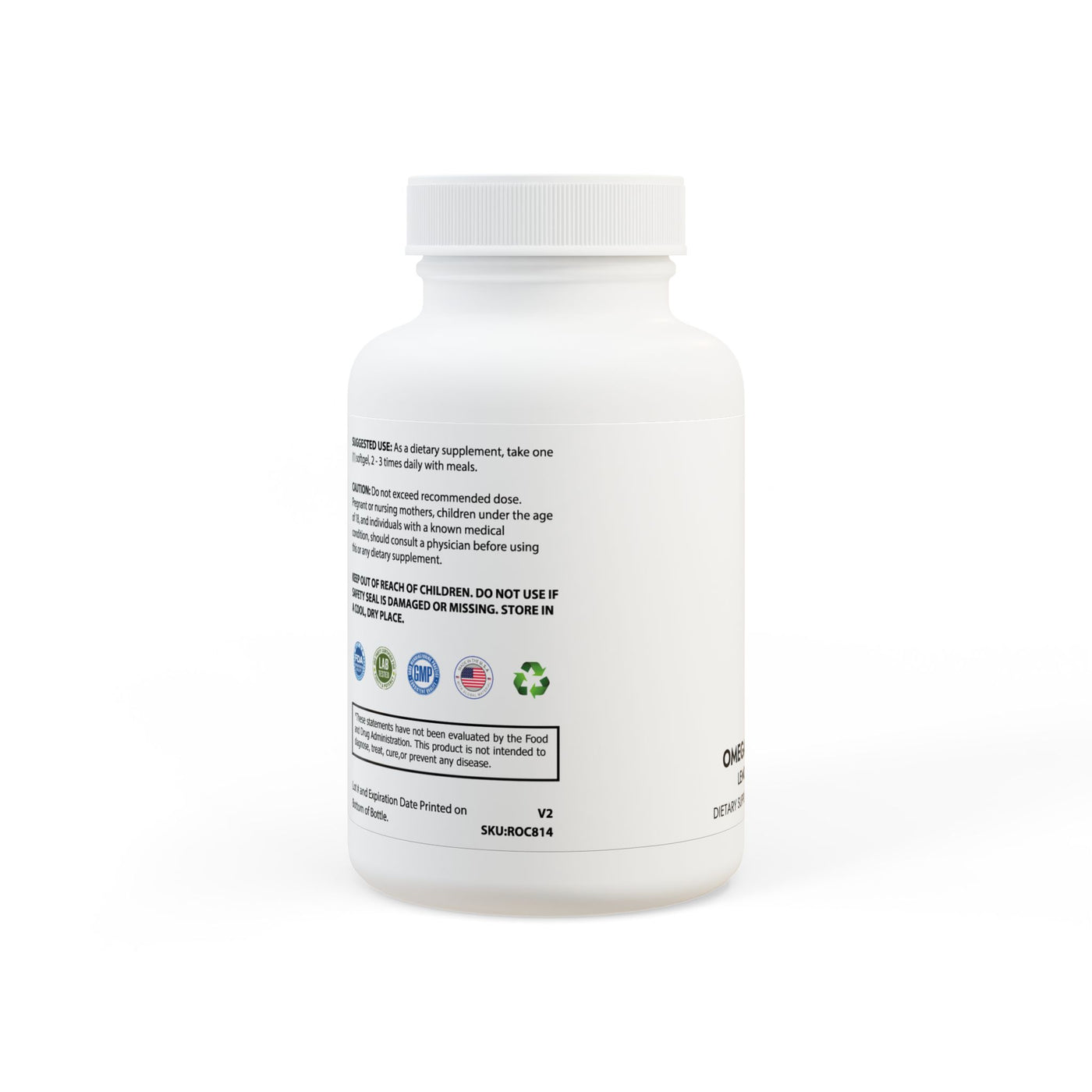 Omega 3 Fish Oil Supplement (60 Softgels)