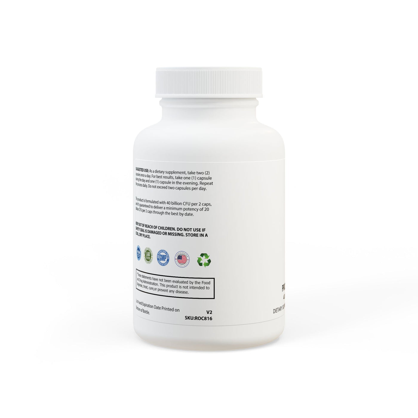 Probiotics Supplement (60 Capsules)