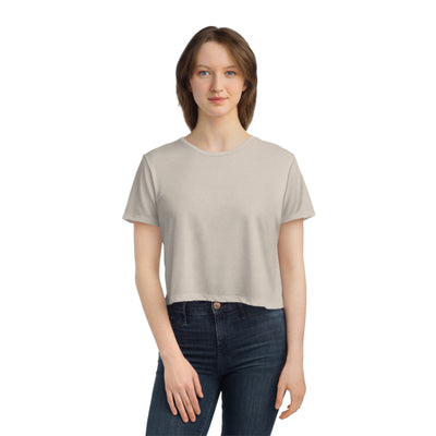 Women Flowy Cropped T-Shirt