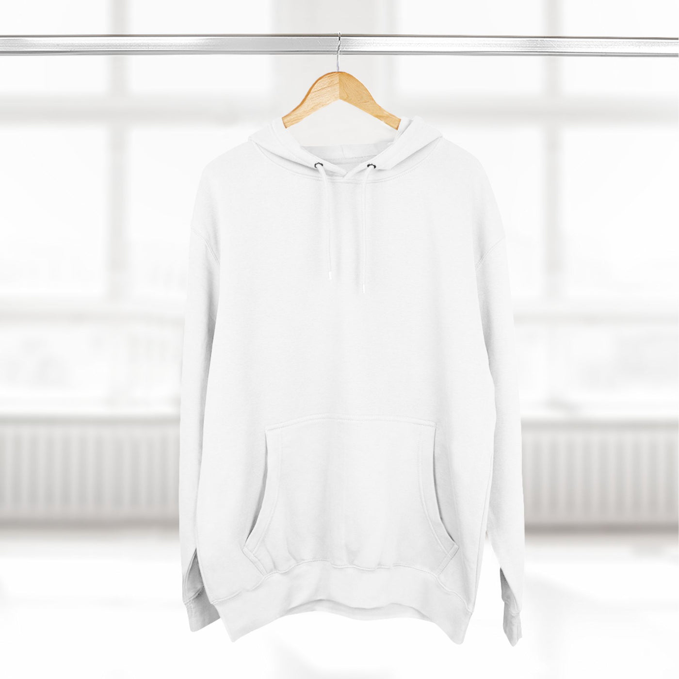 Three-Panel Fleece Women Hoodie