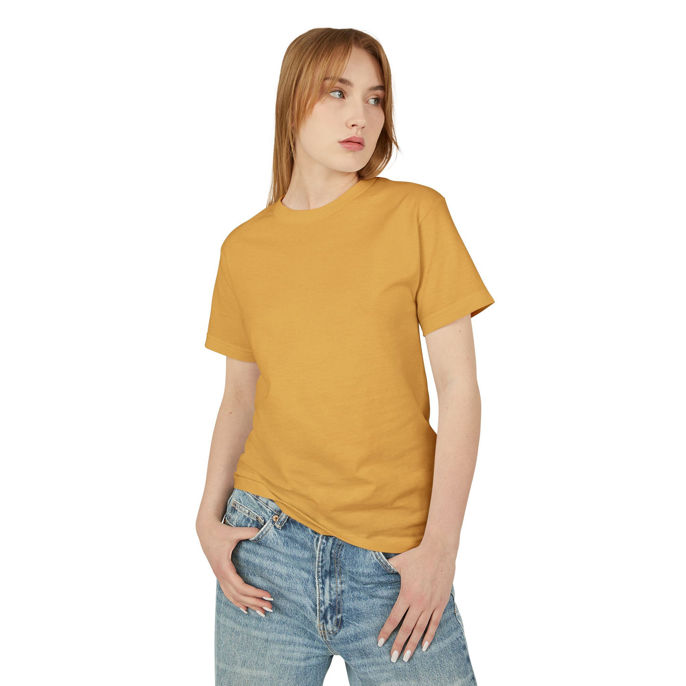 Women Garment-Dyed Heavyweight Cotton T-Shirt